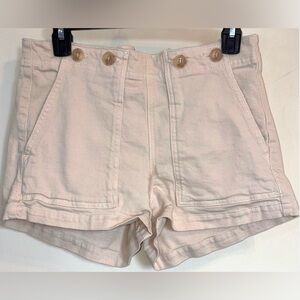 Pilcro Anthropologie Shorts 28 Hemp Blend Cream